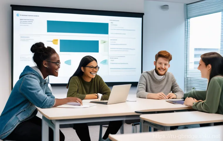 글로벌브릿지와 글로벌 교육 - A young woman in her late 20s, dressed casually in comfortable home attire, sits at a modern, minima... 글로벌브릿지와 글로벌 교육 - A young woman in her late 20s, dressed casually in comfortable home attire, sits at a modern, minima...
